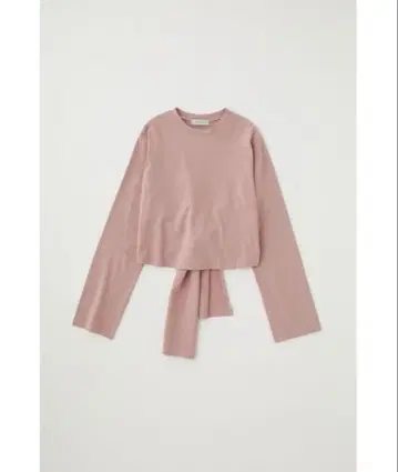M_ moussy BACK TIE T-SHIRT 오가닉 코튼