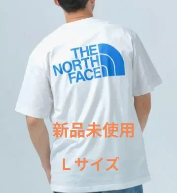 새상품 노스페이스 하프 돔 로고 티셔츠 WHITE L 사이즈