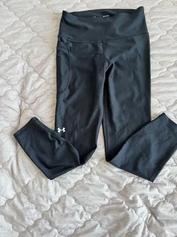 Under Armour HeatGear 블랙 레깅스 M