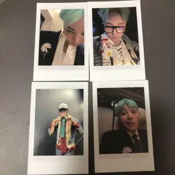 G-DRAGON 지용 공연장 한정판 구매 혜택 4장