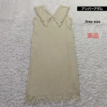 앰버 아담 원피스 슬리브리스 한국제 새상품급 여름