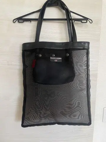 POLO SPORT 폴로 스포츠 메쉬 토트 블랙 블랙