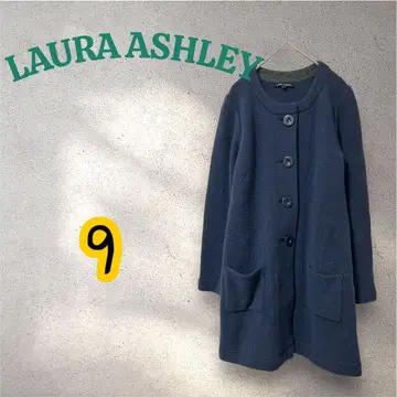 LAURA ASHLEY 로라 애슐리 노카라 코트 큰 버튼 9