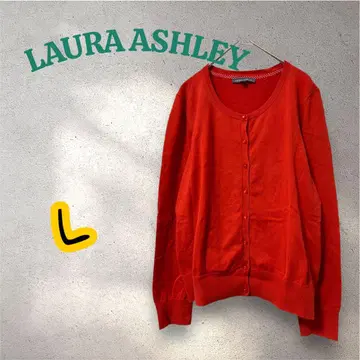 LAURA ASHLEY 로라 애슐리 오렌지 계열 가디건 L