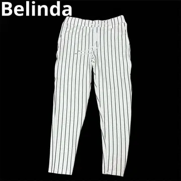 Belinda 베린다 스트라이프 슬림 이지 화이트 xs