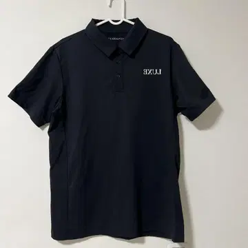 LUXE AKM 피케 셔츠 블랙