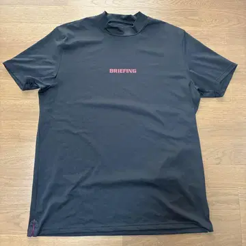 BRIEFING 블랙 티셔츠 2XL