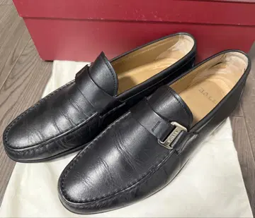 BALLY 발리 블랙 검정 가죽 로퍼 26cm