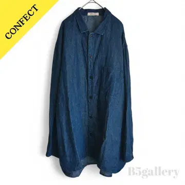 24SS 02241-0006 10oz 린넨 데님 워크 셔츠
