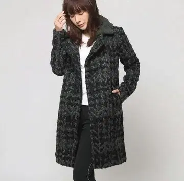 Desigual 깅엄 체크 코트