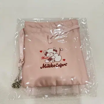 mikko illustration cafe 카페 프릴 복조리 핑크