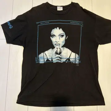 빈티지 MADONNA 마돈나 티셔츠 GIRLIE SHOW 90s