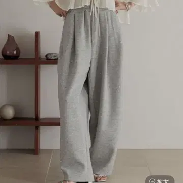 LOWRYSFARM 컷 이지 코쿤 팬츠