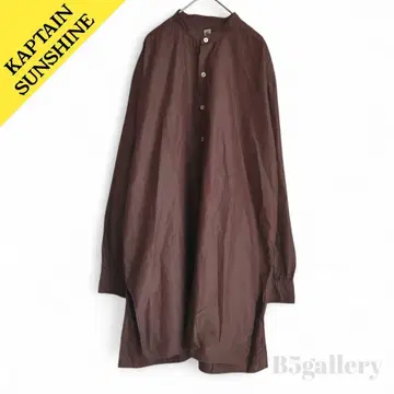 KAPTAIN SUNSHINE KS20SSH12 밴드 카라 셔츠