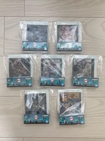 귀멸의 칼날 제일복권 상현의 참 F상 미니 아트 보드 7점 묶음 판매