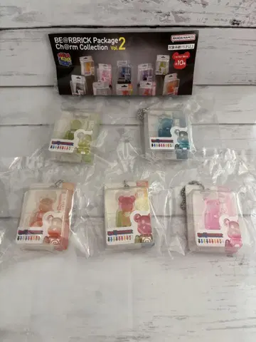 BE@RBRICK 베어브릭 가챠가챠 5색 세트