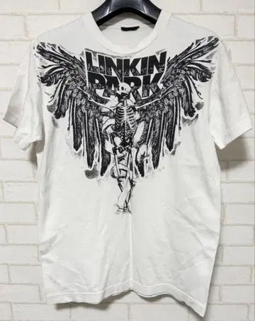 택 없음 Linkikn Park 티셔츠 화이트 계열 사이즈 추정 S 상당