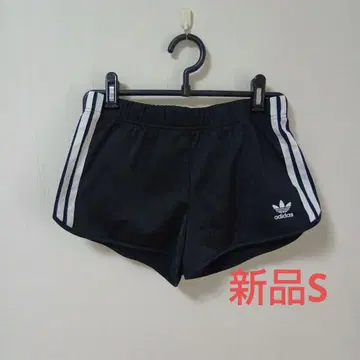 아디다스 블랙 숏팬츠 3라인