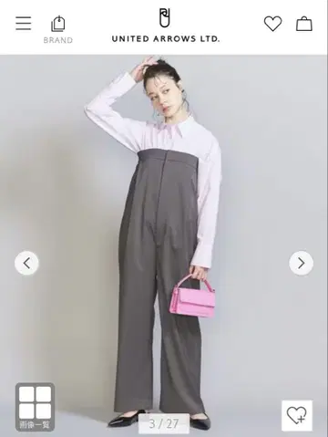 UNITED ARROWS 베어 탑 올인원