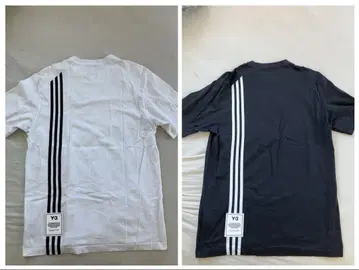 Y-3 스트라이프 디자인 티셔츠 2종 세트