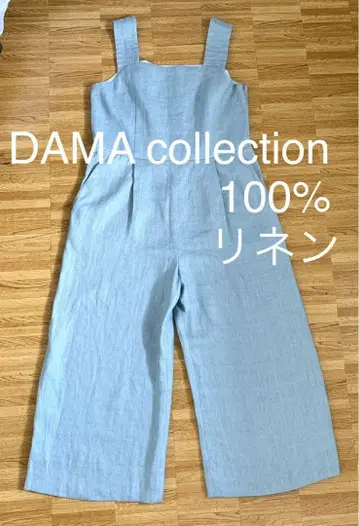 DAMA 컬렉션 100% 린넨 라이트 블루 살로펫