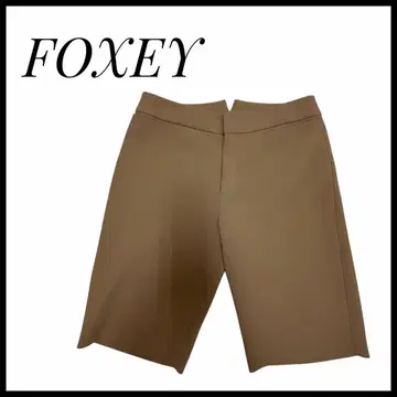 FOXEY 폭시 뉴욕 브라운 숏팬츠 심플 40