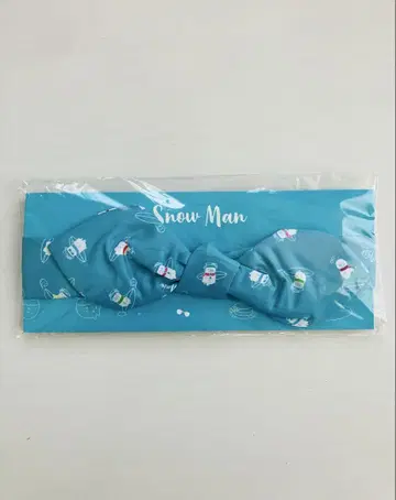 Snow Man 소매 헤어밴드
