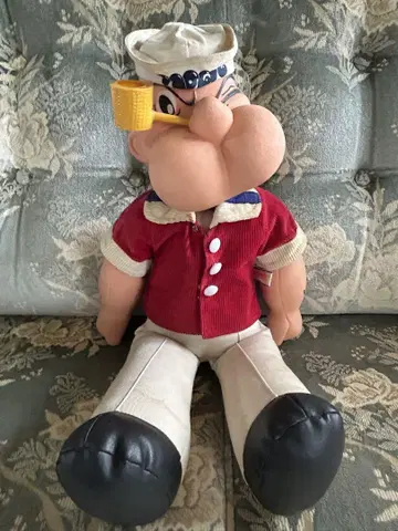 뽀빠이 인형 봉제 인형 골동품 레어 빈티지