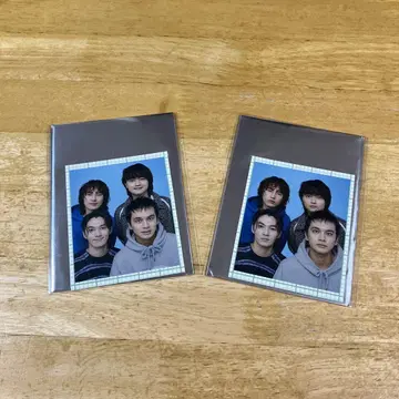 DISH//집합 군청색 비행 iD 사진 스티커 2종류