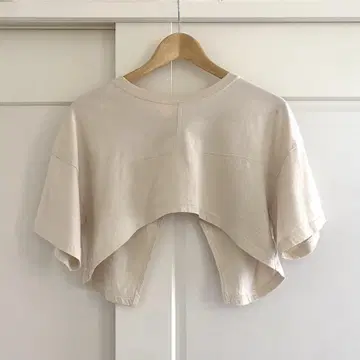 MAISON SPECIAL 레이어드 탑 와이드 티셔츠 새상품급