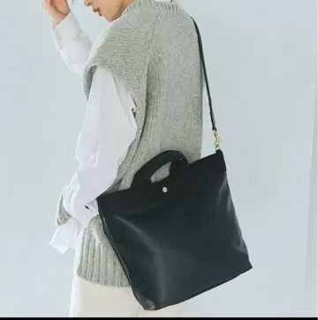 리플 네오 가죽 2way A4 토트백 블랙