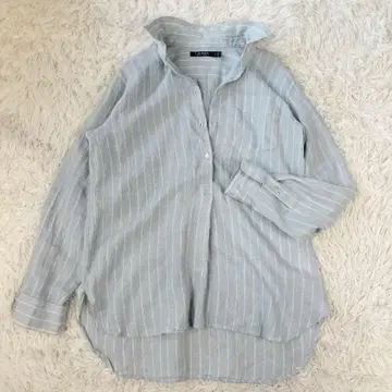 로렌 랄프 로렌 린넨 셔츠 스트라이프 셔츠