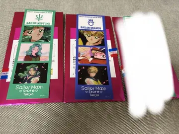 세일러문 스토어 롱 사진 스티커 우라노스 넵튠 2장 세트