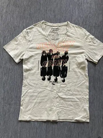 Jet Culture V넥 티셔츠 L 사이즈