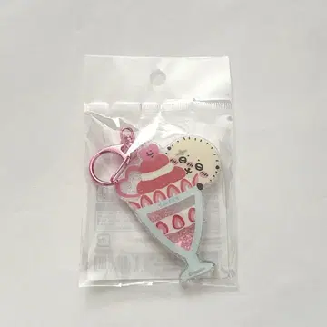치이카와 (먼작귀) 랏코 샤카샤카 키링 딸기 파르페 키링