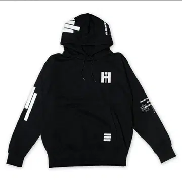 음악 디자인 블랙 후드티 L/XL/2XL 사이즈