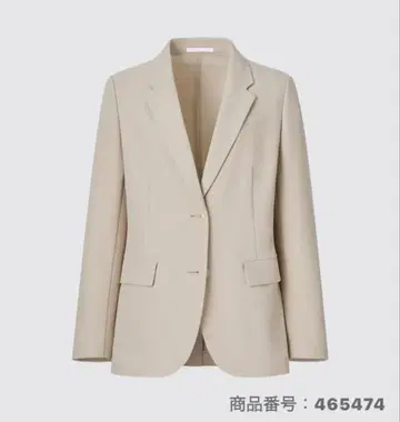 유니클로 감동 자켓 베이지 M