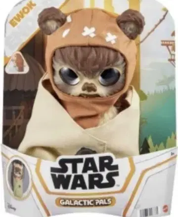마텔 스타 워즈 GALACTIC PALS 이워크 봉제 인형