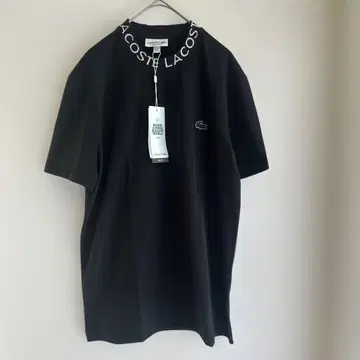 택 포함 새상품 라코스테 티셔츠 블랙 입체 LACOSTE