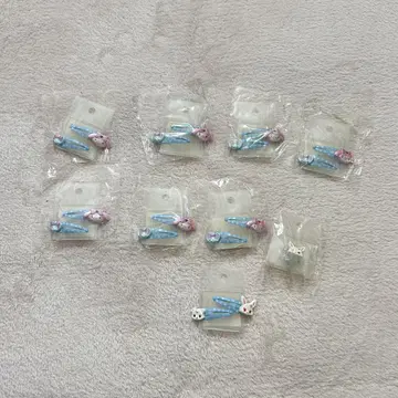 산리오 키키라라 주얼리 펫 헤어 액세서리 패치 핑 반지 묶음 판매