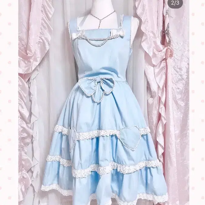 【Angelnumber555】 lovely babydoll dress (scarf set) Pre order Angel number 555 lovely babydoll dress (scarf set