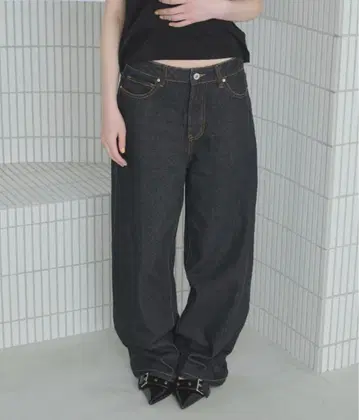 haeklowwaistwidedenimpants 로우웨스트 데님