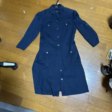 COMME CA DU MODE 네이비 셔츠 원피스 11