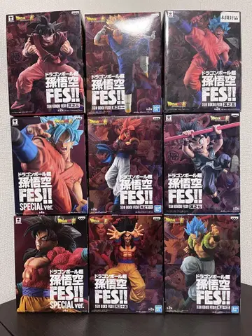 드래곤볼 피규어 손오공 FES!! 묶음 판매