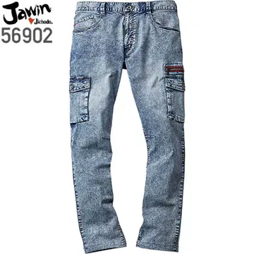 새상품! Jawin 스트레치 노턱 데님 카고 팬츠 106