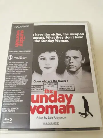 The Sunday Woman Blu-ray 수입판 2000부 한정판