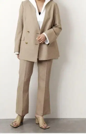 저널 스탠다드 레사주 린넨 라이크 옥스 플레어 팬츠 36