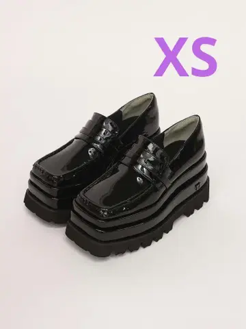 다리치 Darich 에나멜 플랫폼 로퍼 XS 블랙