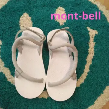 mont-bell 슬립온 샌들 화이트 남녀 공용 S23,5 24,5