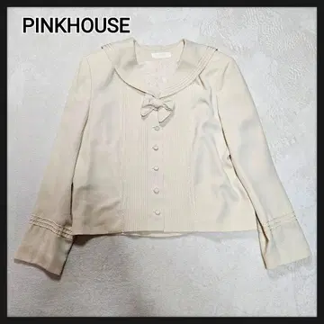 PINKHOUSE 자켓 블라우스 세일러 카라 핀턱 리본